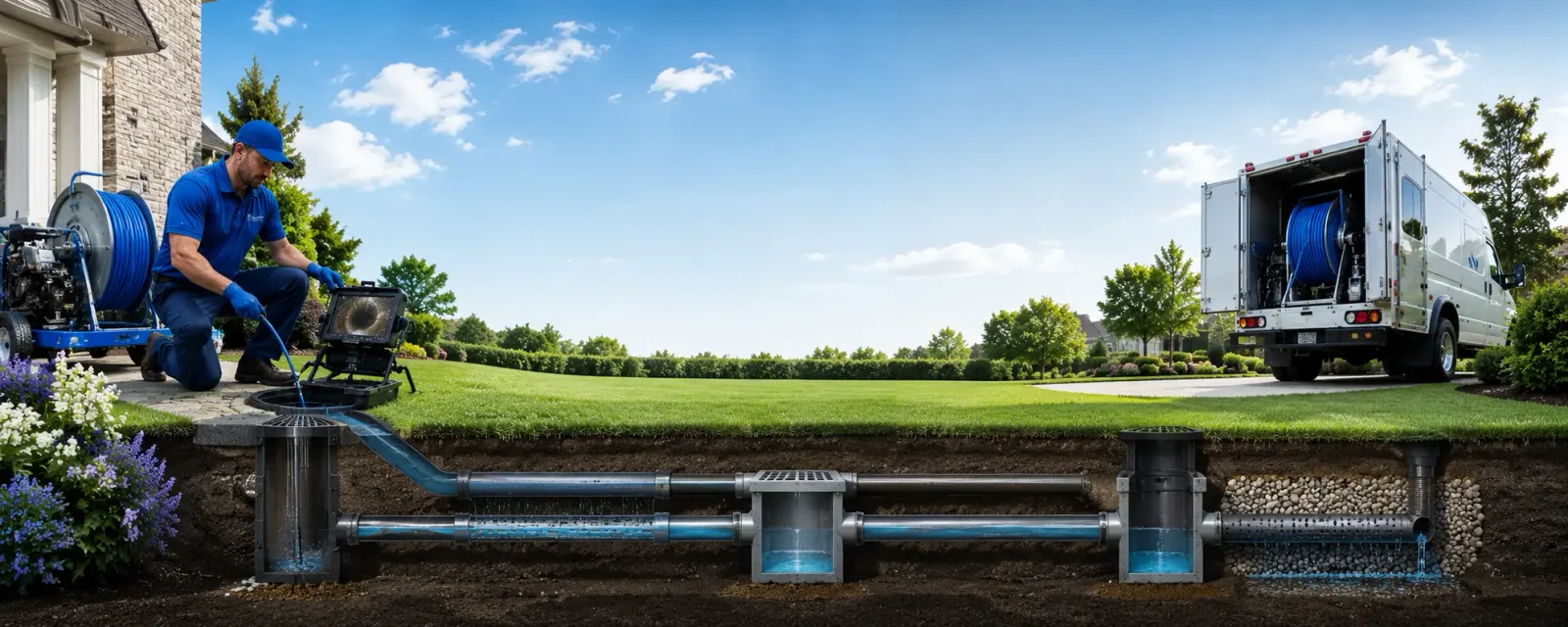 Outdoor drain cleaning information for Lone Rock, IA